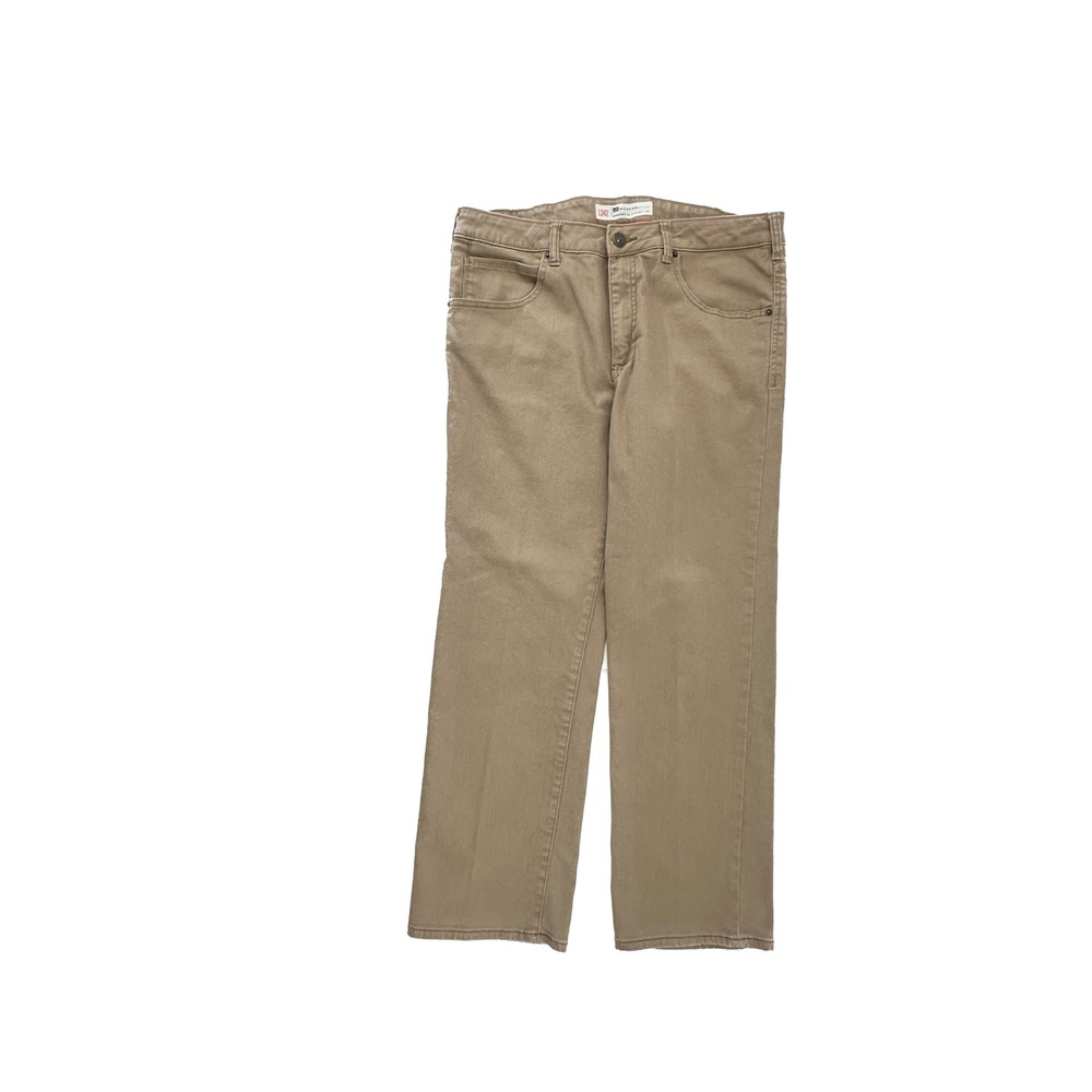 Lee L342 Straight‎ Fit Straight Leg Men's size 36x30 Beige Denim Jeans